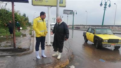 13 صورة ترصد نوة الغطاس بشوارع الإسكندرية