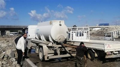 حصاد خسائر نوة الفيضة الكبرى فى الإسكندرية