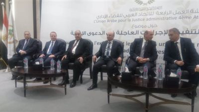 رئيس مجلس الدولة في ورشة الاتحاد العربي للقضاء الإداري: الاتحاد نشأ بسواعد قانونية عربية