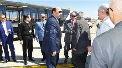 مطار مرسى علم يستقبل لجنة برلمانية| صور