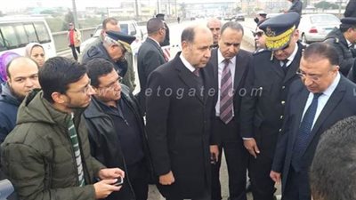 فتح طريق كوبرى محرم بك الإسكندرية