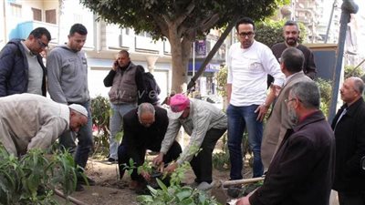 بـ 300 شجرة.. انطلاق مبادرة اتحضر للأخضر بميت غمر