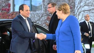 السيسي يصل مقر المستشارية الألمانية لحضور مؤتمر برلين حول ليبيا