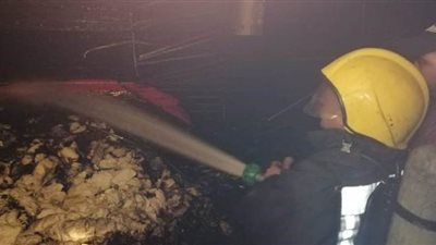 أم تخاطر بحياتها لإنقاذ نجلها من الحريق بالقناطر الخيرية