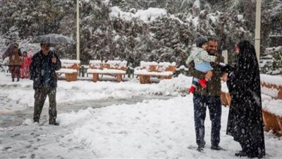 موجة ثلجية  تضرب شمال طهران | صور