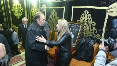 نجوم ونجمات الفن يشاركون في عزاء الفنانة ماجدة الصباحي بعمر مكرم | صور