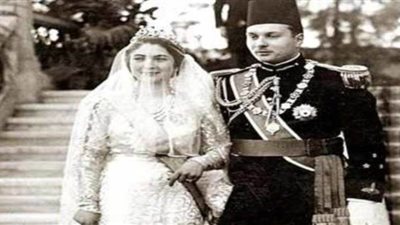 زي النهاردة الذكرى الـ 82 لزواج الملك فاروق من الملكة فريدة