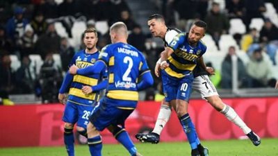 يوفنتوس يقتنص فوزا صعبا من بارما 1/2 في الدوري الإيطالي