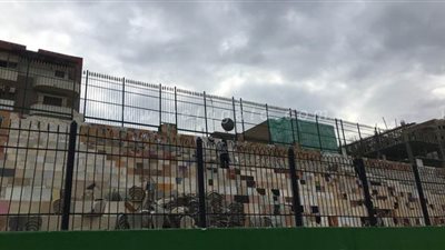 تجديد مدرجات استاد نادي طنطا استعدادا لعودة الجماهير | صور