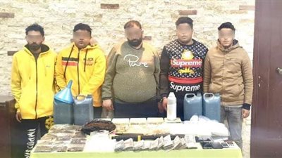 تفاصيل ضبط مصنع لإنتاج الاستروكس بالسلام | صور