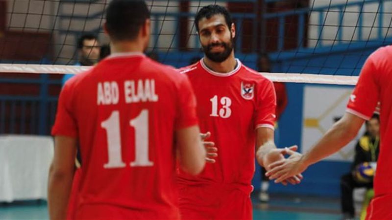 فريق الطائرة بالأهلي