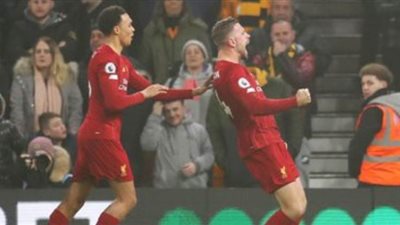 الشوط الأول.. ليفربول يتقدم على وليفرهامبتون بهدف