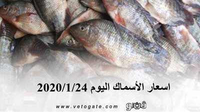 اسعار الأسماك اليوم 2020/1/24