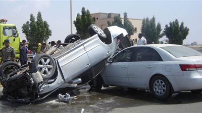 مصابو حادث كوبري الميرغني للنيابة: 