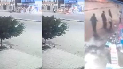 فيديو جديد لحادث دهس سيارة ملاكي 4 أطفال بأسيوط