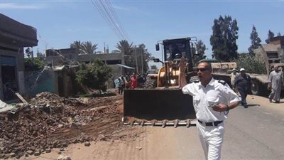 إزالة 12 حالة تعد على الأراضي الزراعية وأملاك الدولة بالبحيرة | صور