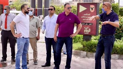 الخطيب يطمئن على أعمال التطوير في فرع الأهلي بمدينة نصر