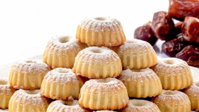 طريقة إعداد المعمول السعودى ومقادير عمل 40 قطعة