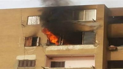 إخماد حريق نشب داخل شقة سكنية في مدينة بدر