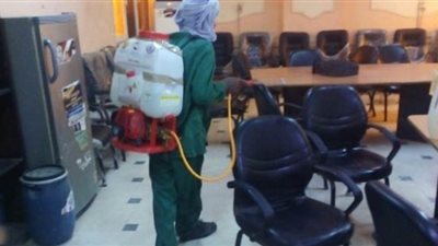 تنفيذ أعمال الرش والتطهير بالمنيا ضمن مبادرة 