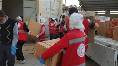 الهلال الأحمر المصرى يدعم مستشفيات شمال سيناء بأدوية ومستلزمات طبية ومطهرات | صور