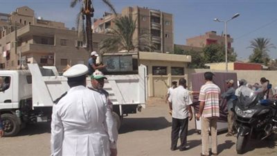 شرطة المرافق ترفع 1111 حالة إشعال طريق وتنفيذ 4 قرارات إزالة بالجيزة