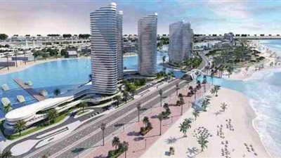 معدلات تنفيذ مشروعات المرافق بالعلمين الجديدة