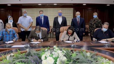 برتوكول تعاون لتوصيل مياه الشرب للقرى المحرومة في إهناسيا ببني سويف