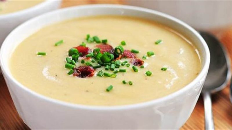 طريقة عمل شوربة الجبن