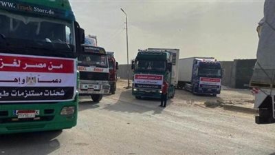 الهلال الأحمر يسير قافلة مساعدات طبية إلى فلسطين