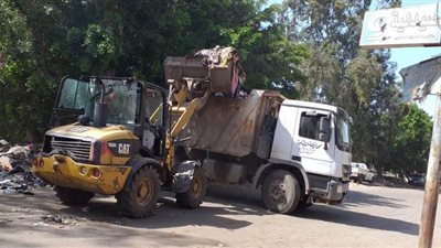 رفع 812 طن قمامة من مركزي شربين وطلخا في الدقهلية