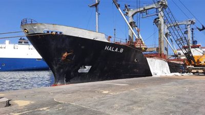 ميناء الإسكندرية يشهد نشاطاً فى حركة السفن والشاحنات