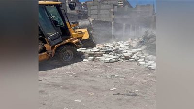 حملة مكبرة لإزالة تعديات على أملاك الدولة في الإسكندرية