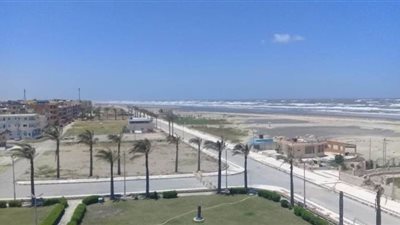 مصيف بلطيم خال من المصطافين في أول أيام العيد