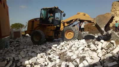 إزالة 7 حالات تعد على الأراضي الزراعية بالبحيرة في أول أيام عيد الفطر