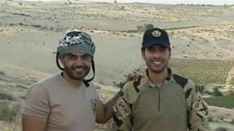 البطل سباعى مع الشهيد