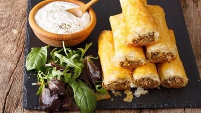 طريقة عمل أصابع الجلاش باللحم المفروم