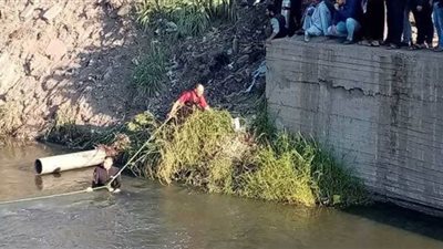 جهود مكثفة للعثور على جثة شاب جرفته مياه الترعة بأسيوط
