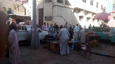 فض سوق منشأة بسنديلة في الدقهلية للحد من انتشار كورونا