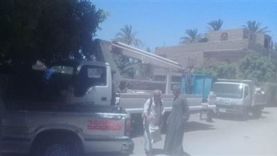 حملة تطهير وتعقيم بالوحدة المحلية للسلامية في قنا | صور