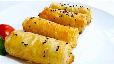 طريقة عمل بوريك الجلاش بالجبن