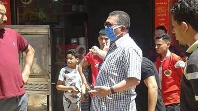 غلق وتشميع محل كشري لاستقبال المواطنين بالعيد بطوخ | صور