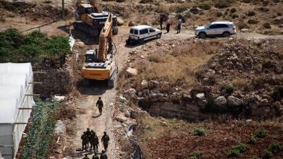 قوات الاحتلال تستعد لهدم 10 آبار مياه شمالي الضفة الغربية