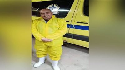 دفن جثمان أول شهيد للإسعاف بفيروس كورونا في بني سويف