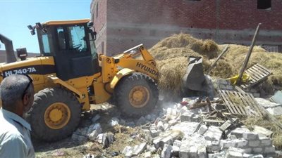 تنفيذ 422 حالة إزالة واسترداد 17 فدانا في الدقهلية