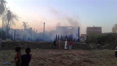 بسبب انفجار أنبوبة بوتجاز.. إصابة 7 أشخاص من أسرة واحدة في حريق 4 منازل ببني سويف