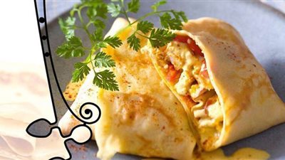 طريقة عمل الكريب بالفراخ بطريقة احترافية من مطبخ الشيف آسيا