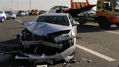 مصرع شخص وإصابة 3 آخرين فى حادث تصادم بطريق الإسماعيلية الصحراوي