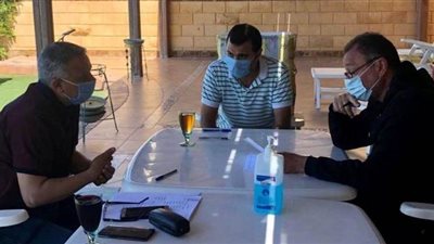 تعرف على تفاصيل اجتماع الخطيب مع الإدارة المالية بالأهلي |صور