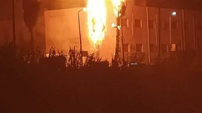 إخماد حريق انفجار ماسورة غاز بجوار محطة مترو الحلمية